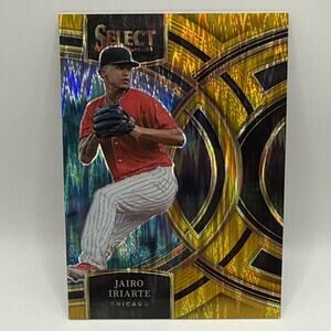 2024 Select Baseball - #24 Jairo Iriarte Yellow Flash PRIZM /10 SP Chicago MLB